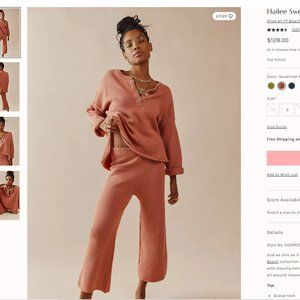 Free People Hailee Sweater Set